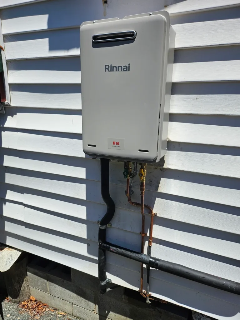 new gas instantaneous water heater