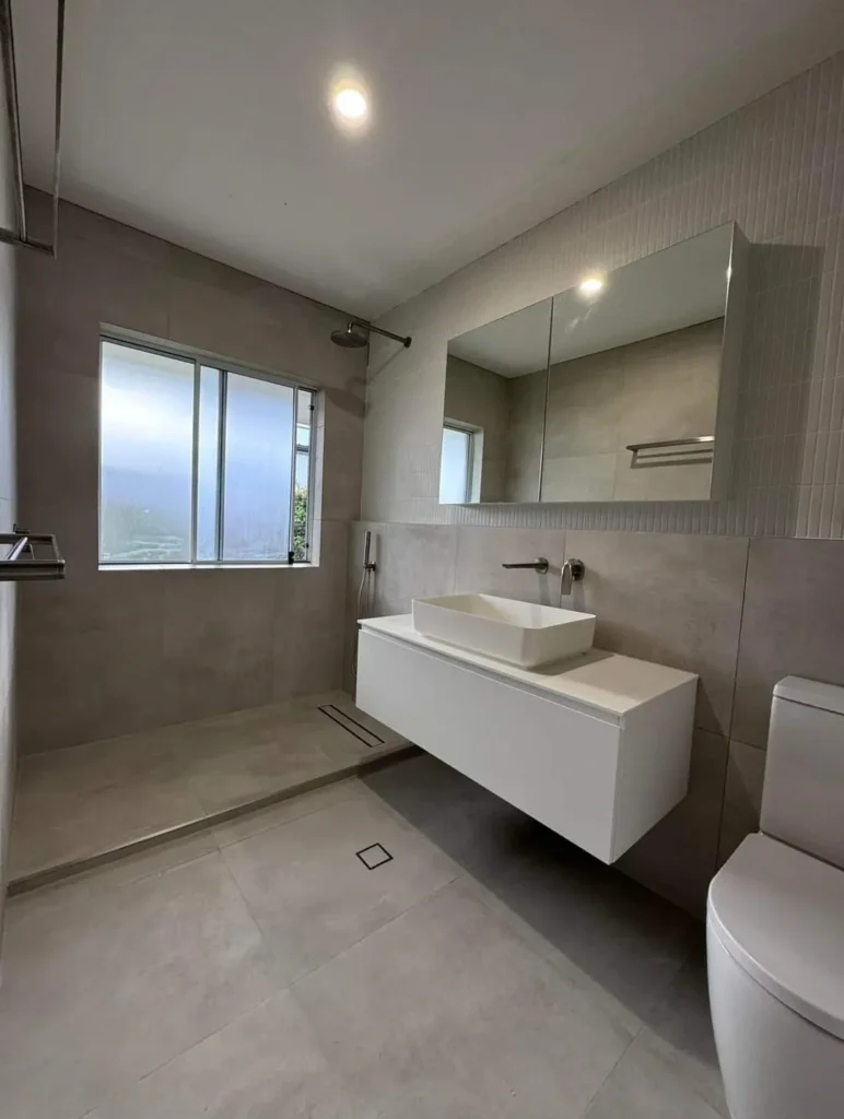 modern bathroom renovation