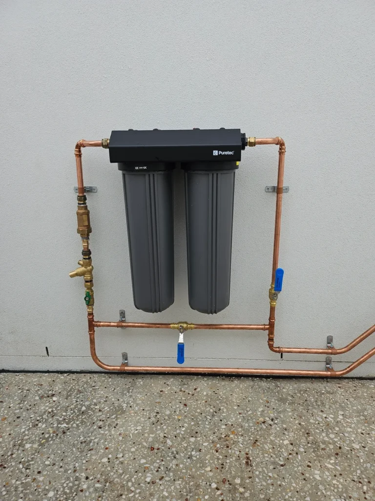 dual stage whole house water filtration